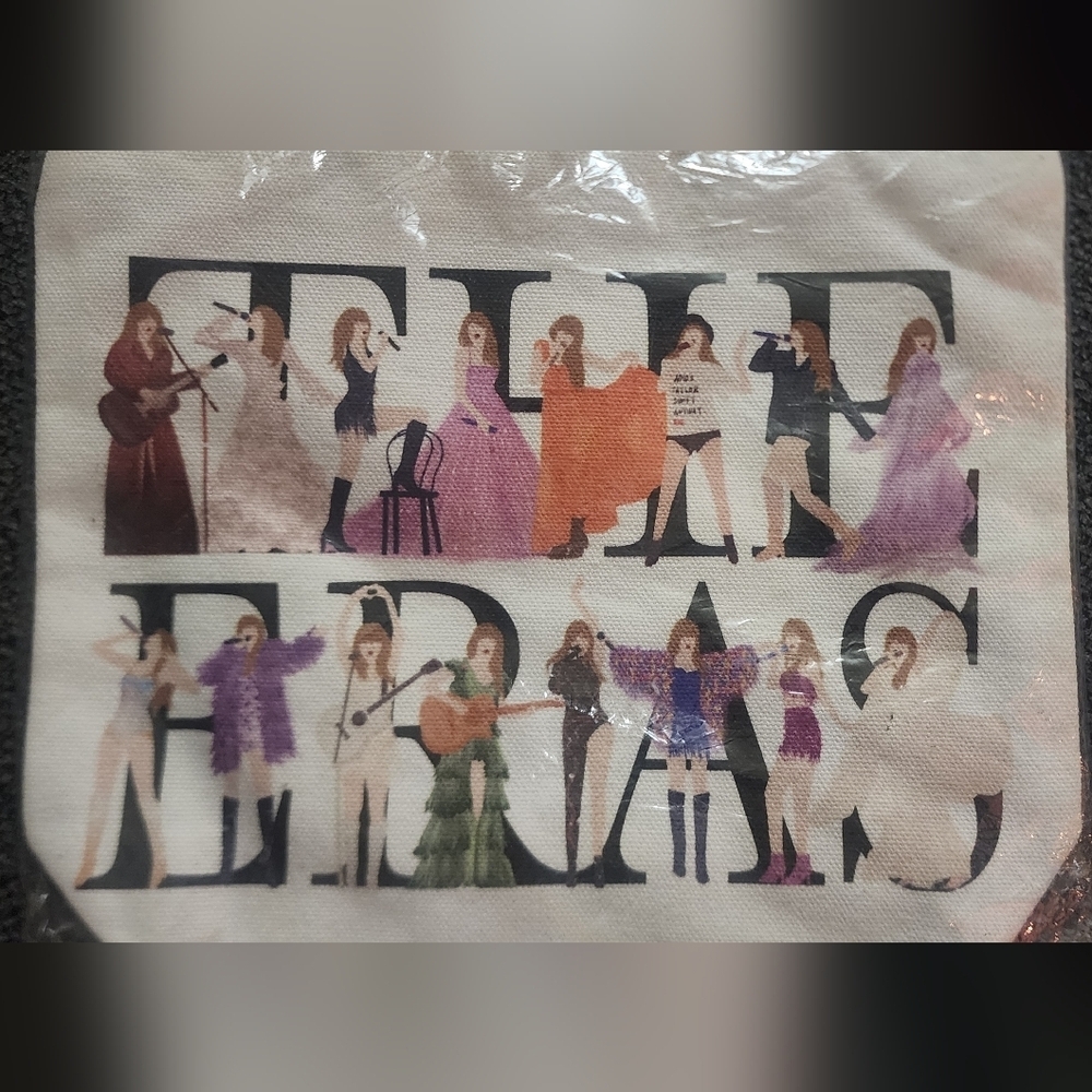 (1) The Eras & (1) I'm a Swiftie Zip Bag. Makeup Pencil Travel Bag - Picture 4 of 5